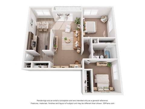 2 bed 1 bath at Villa Del Coronado Apartments, Brooklyn Park